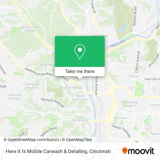 Mapa de Here It Is Mobile Carwash & Detailing