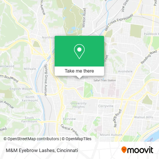 Mapa de M&M Eyebrow Lashes