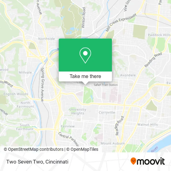 Mapa de Two Seven Two