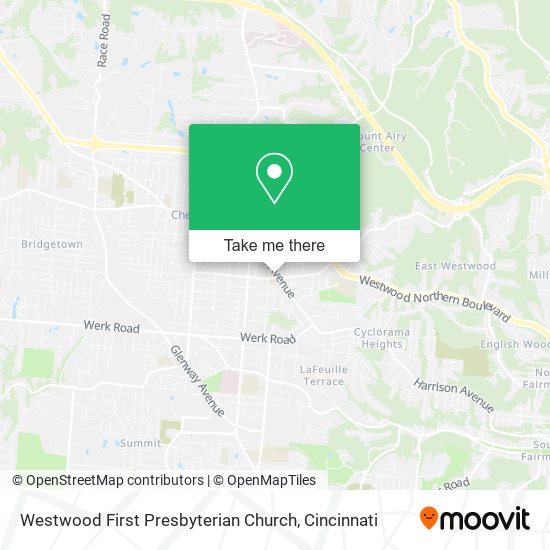 Mapa de Westwood First Presbyterian Church