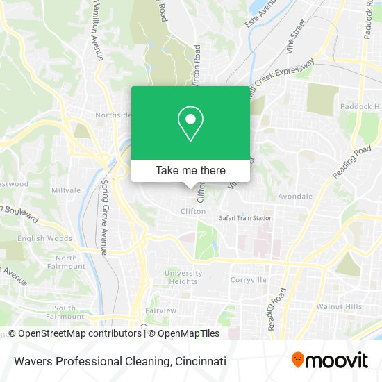 Mapa de Wavers Professional Cleaning