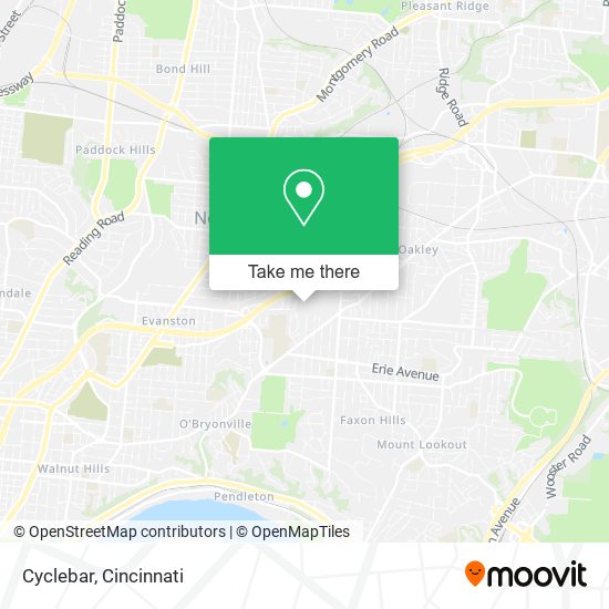 Mapa de Cyclebar