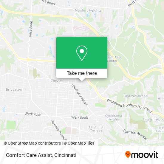 Comfort Care Assist map