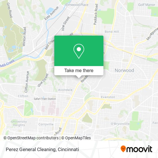 Perez General Cleaning map