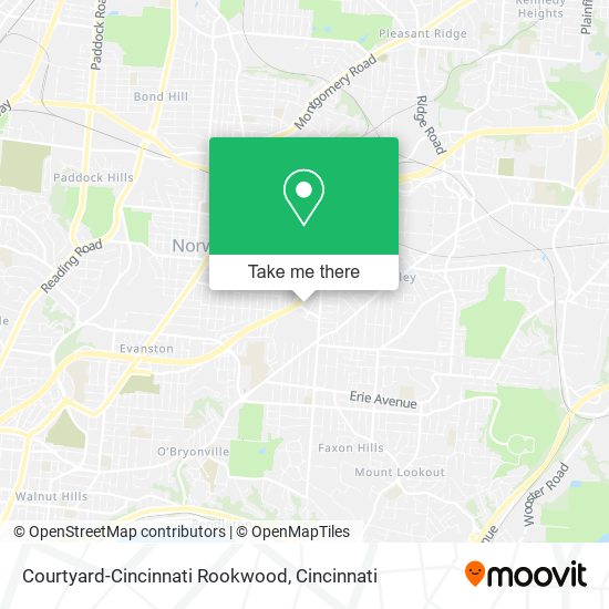Mapa de Courtyard-Cincinnati Rookwood
