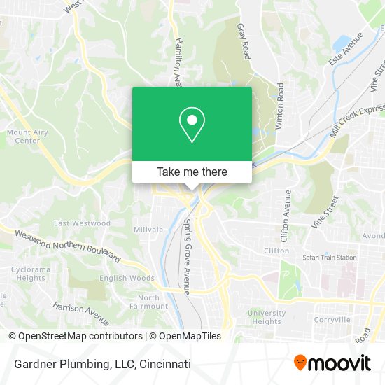 Mapa de Gardner Plumbing, LLC