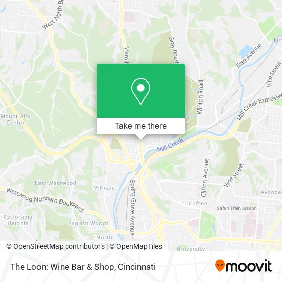 Mapa de The Loon: Wine Bar & Shop