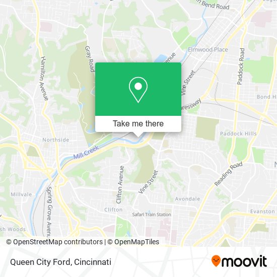 Queen City Ford map