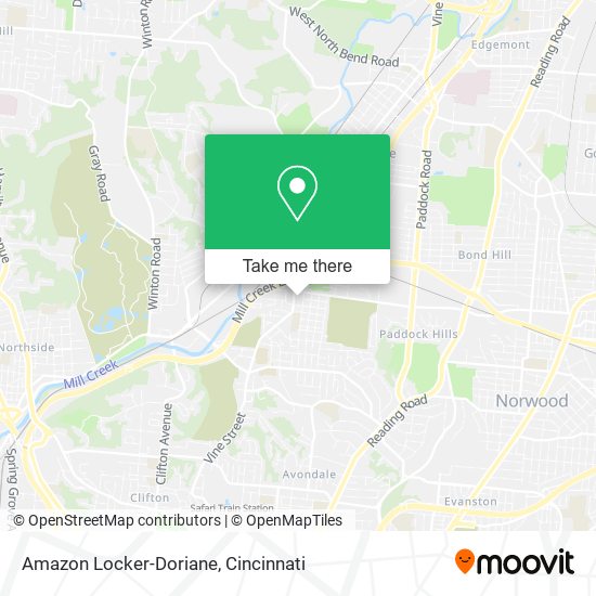 Amazon Locker-Doriane map