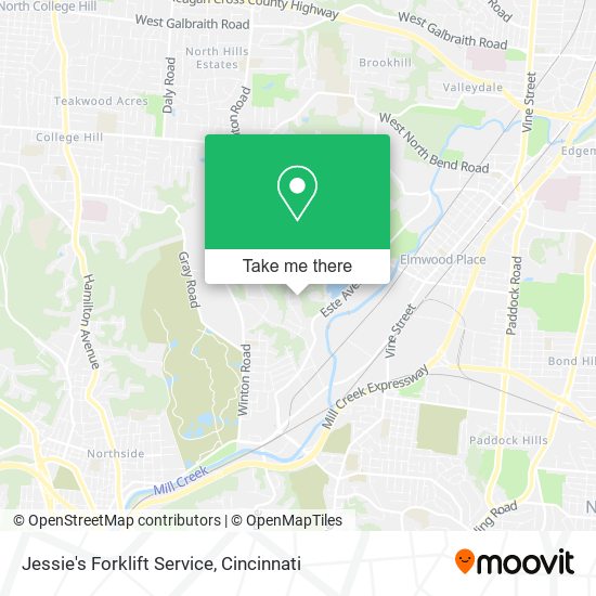 Mapa de Jessie's Forklift Service