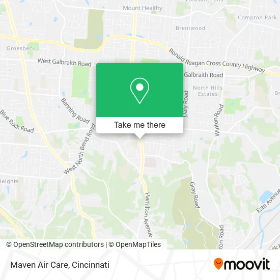 Maven Air Care map