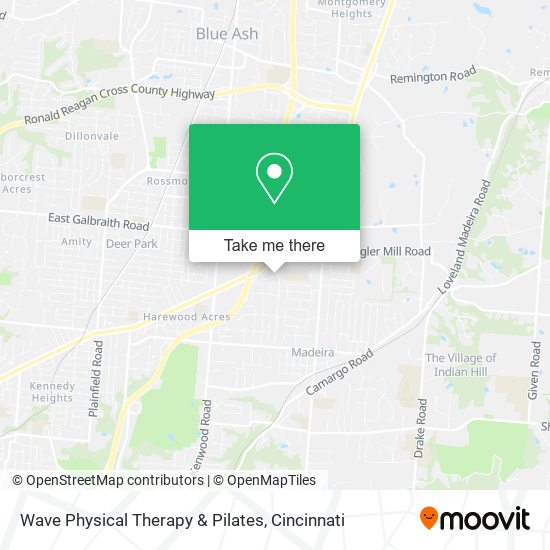 Wave Physical Therapy & Pilates map