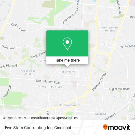 Five Stars Contracting Inc map