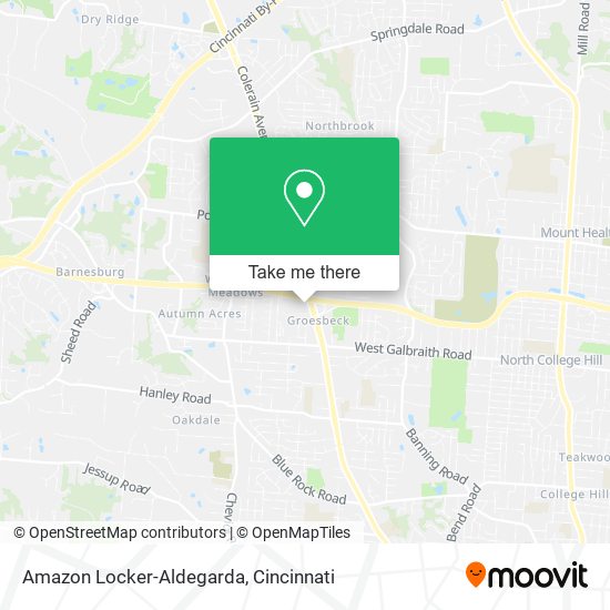 Amazon Locker-Aldegarda map