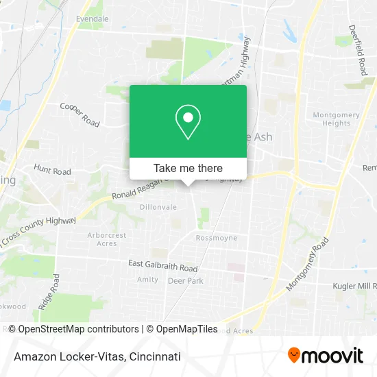 Amazon Locker-Vitas map