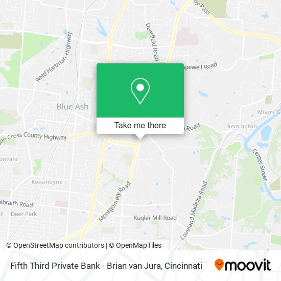 Mapa de Fifth Third Private Bank - Brian van Jura