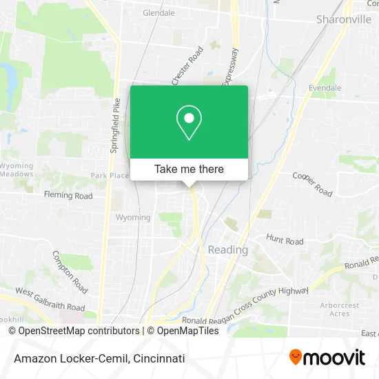 Amazon Locker-Cemil map