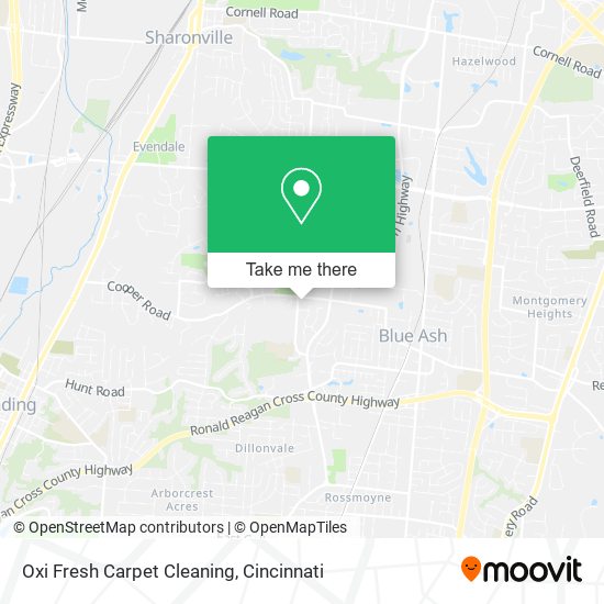 Mapa de Oxi Fresh Carpet Cleaning