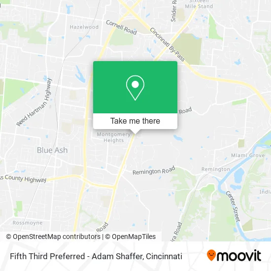 Fifth Third Preferred - Adam Shaffer map