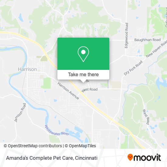 Amanda's Complete Pet Care map