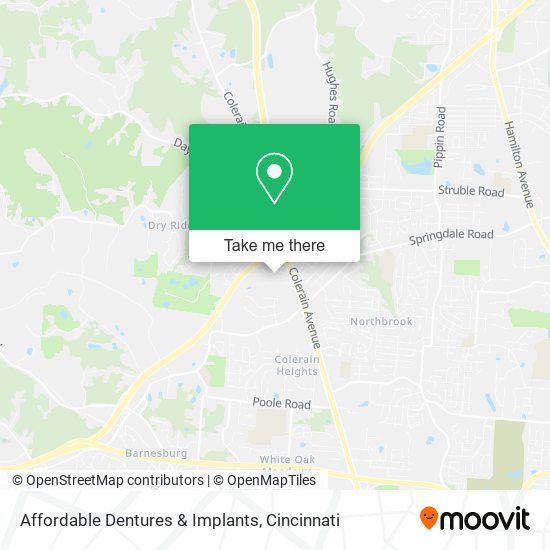 Mapa de Affordable Dentures & Implants