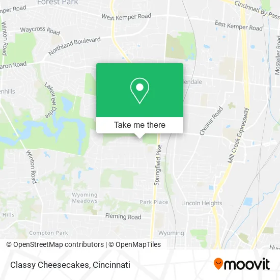 Classy Cheesecakes map