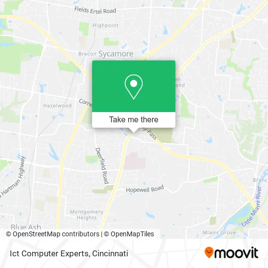 Ict Computer Experts map