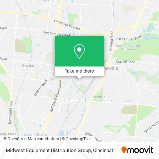Mapa de Midwest Equipment Distribution Group