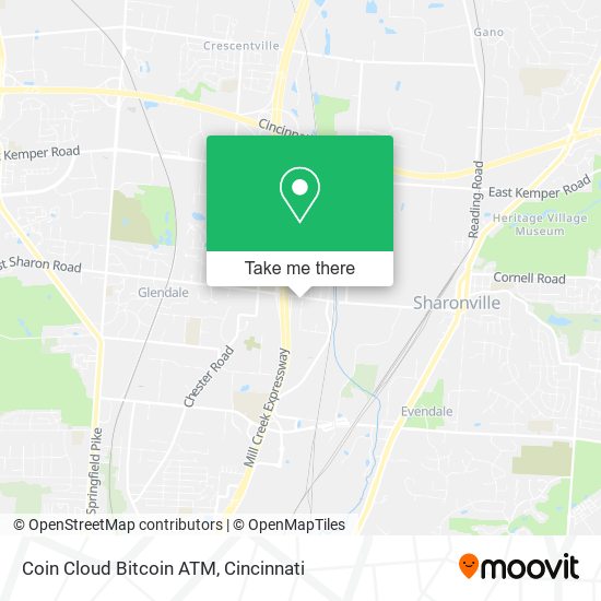 Coin Cloud Bitcoin ATM map