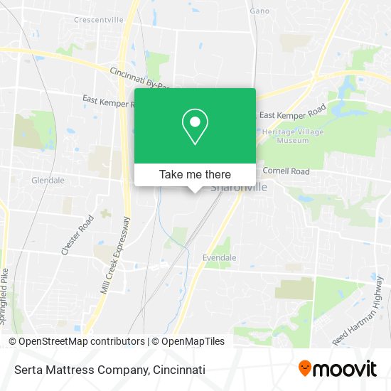 Serta Mattress Company map
