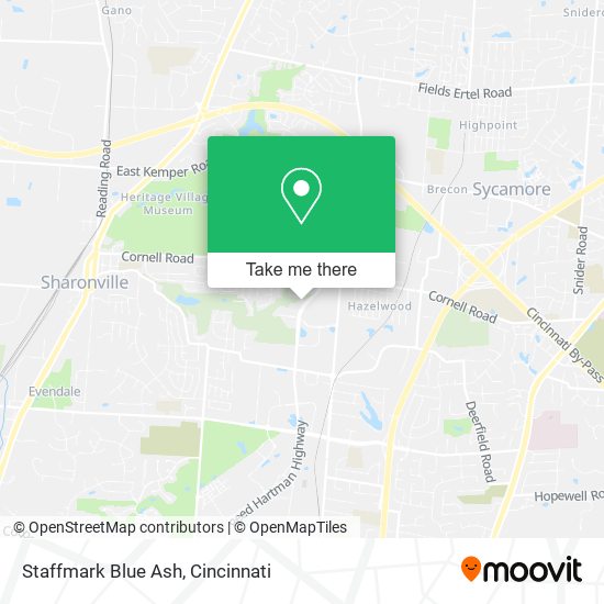 Staffmark Blue Ash map