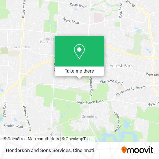 Mapa de Henderson and Sons Services