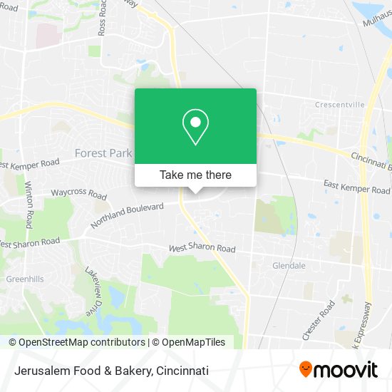 Mapa de Jerusalem Food & Bakery