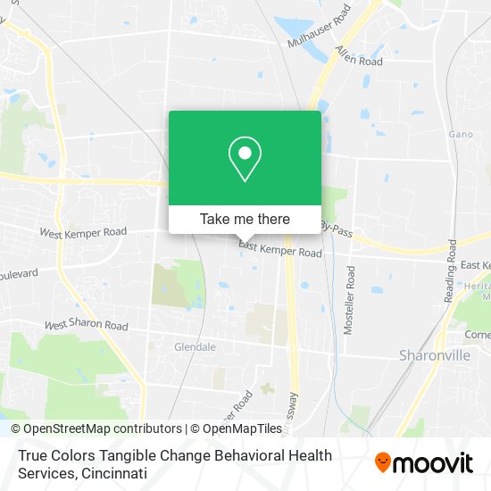 True Colors Tangible Change Behavioral Health Services map