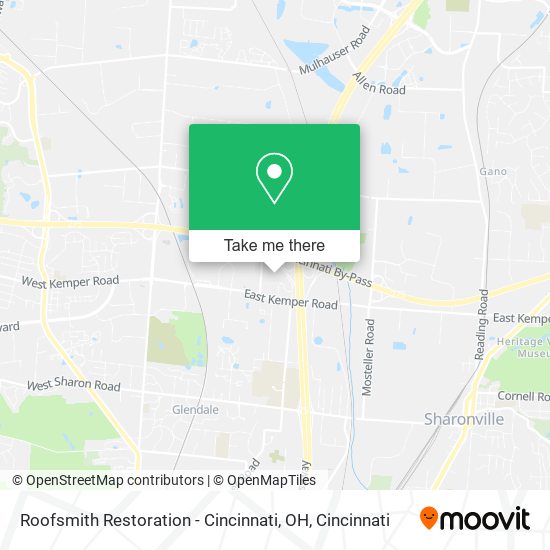 Mapa de Roofsmith Restoration - Cincinnati, OH