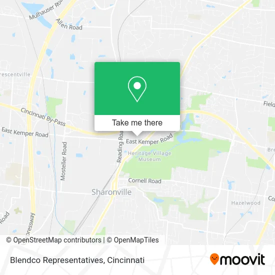 Blendco Representatives map