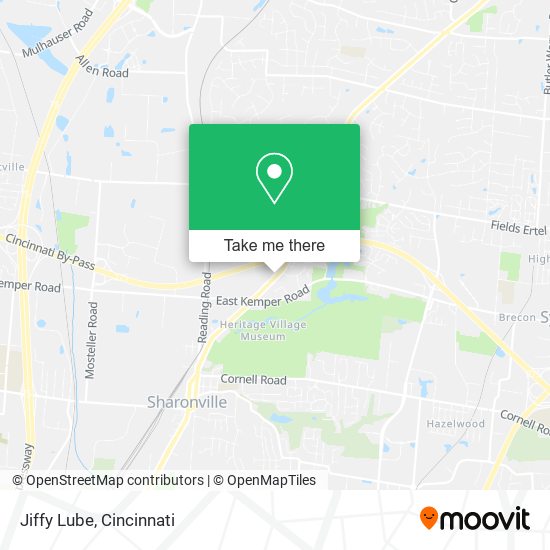 Jiffy Lube map