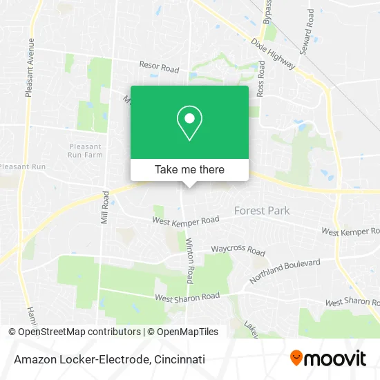 Mapa de Amazon Locker-Electrode