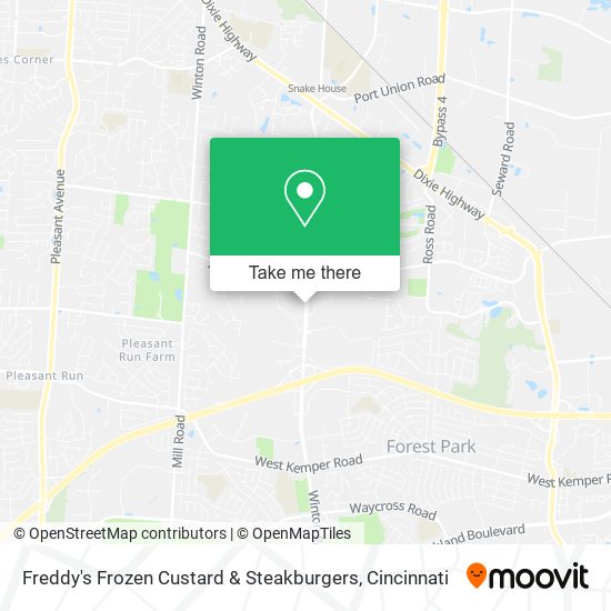 Freddy's Frozen Custard & Steakburgers map
