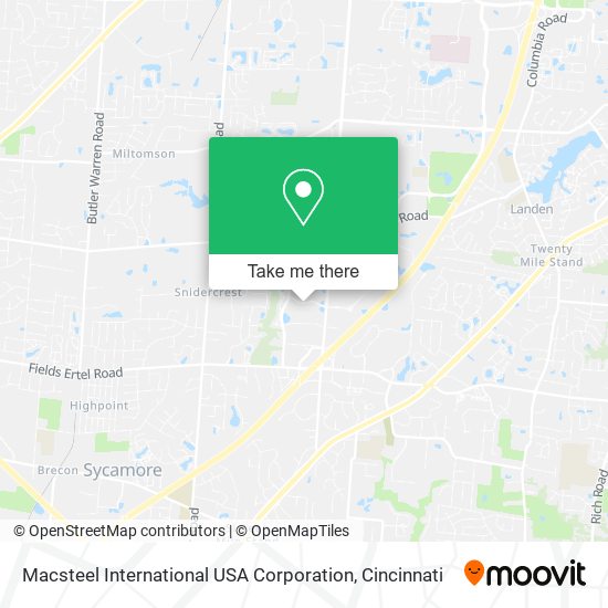 Macsteel International USA Corporation map