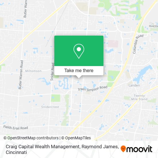 Mapa de Craig Capital Wealth Management, Raymond James