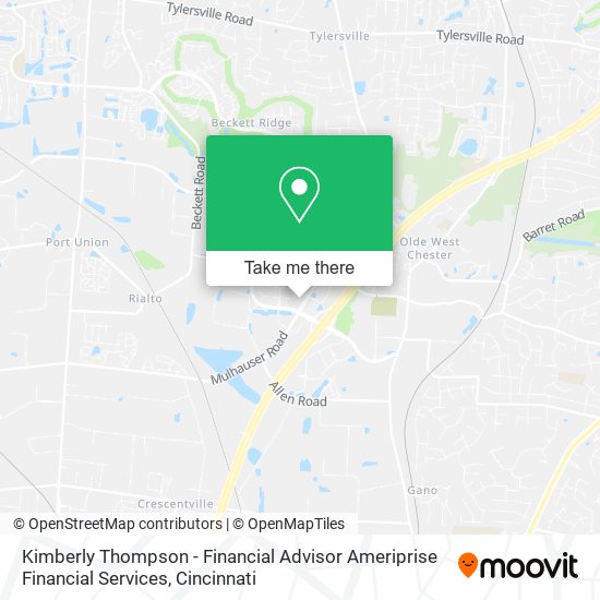 Kimberly Thompson - Financial Advisor Ameriprise Financial Services map