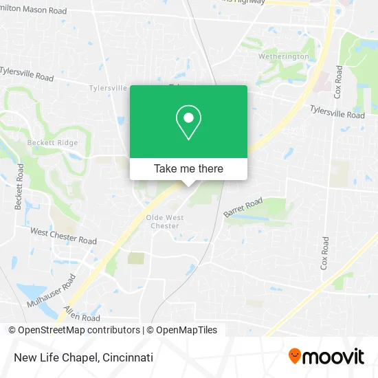 New Life Chapel map