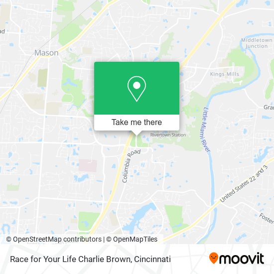 Mapa de Race for Your Life Charlie Brown