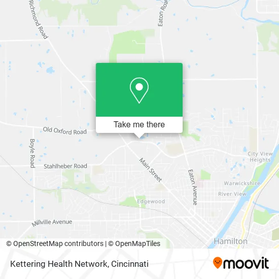 Kettering Health Network map
