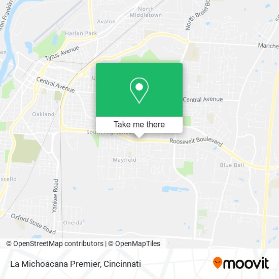 La Michoacana Premier map