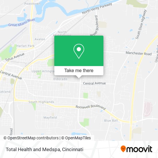 Total Health and Medspa map