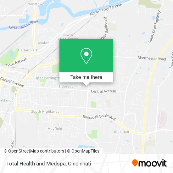 Total Health and Medspa map