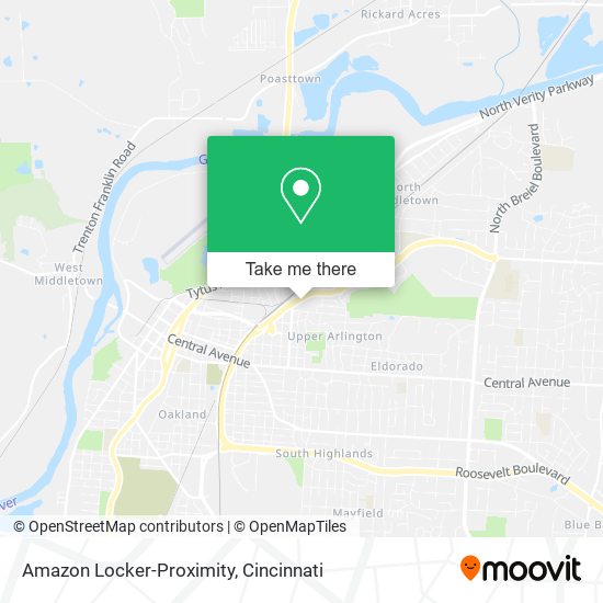 Amazon Locker-Proximity map