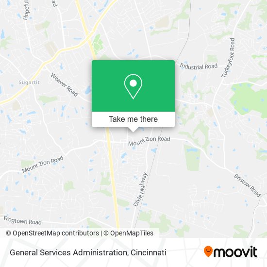 General Services Administration map